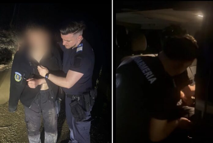 tanar salvat de jandarmi