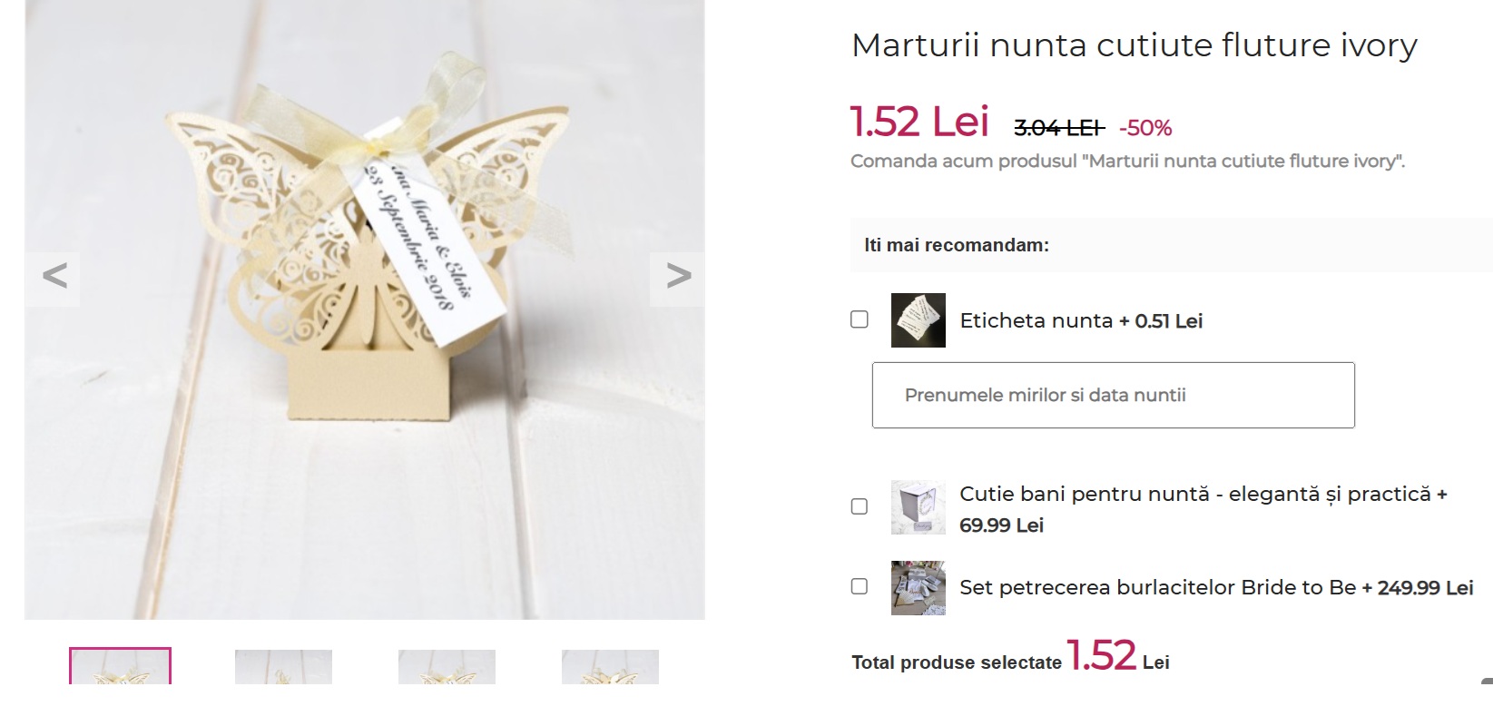 Mărturii nuntă Self Events