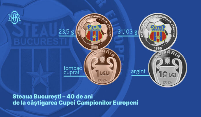 Monede aniversare Steaua 40 ani