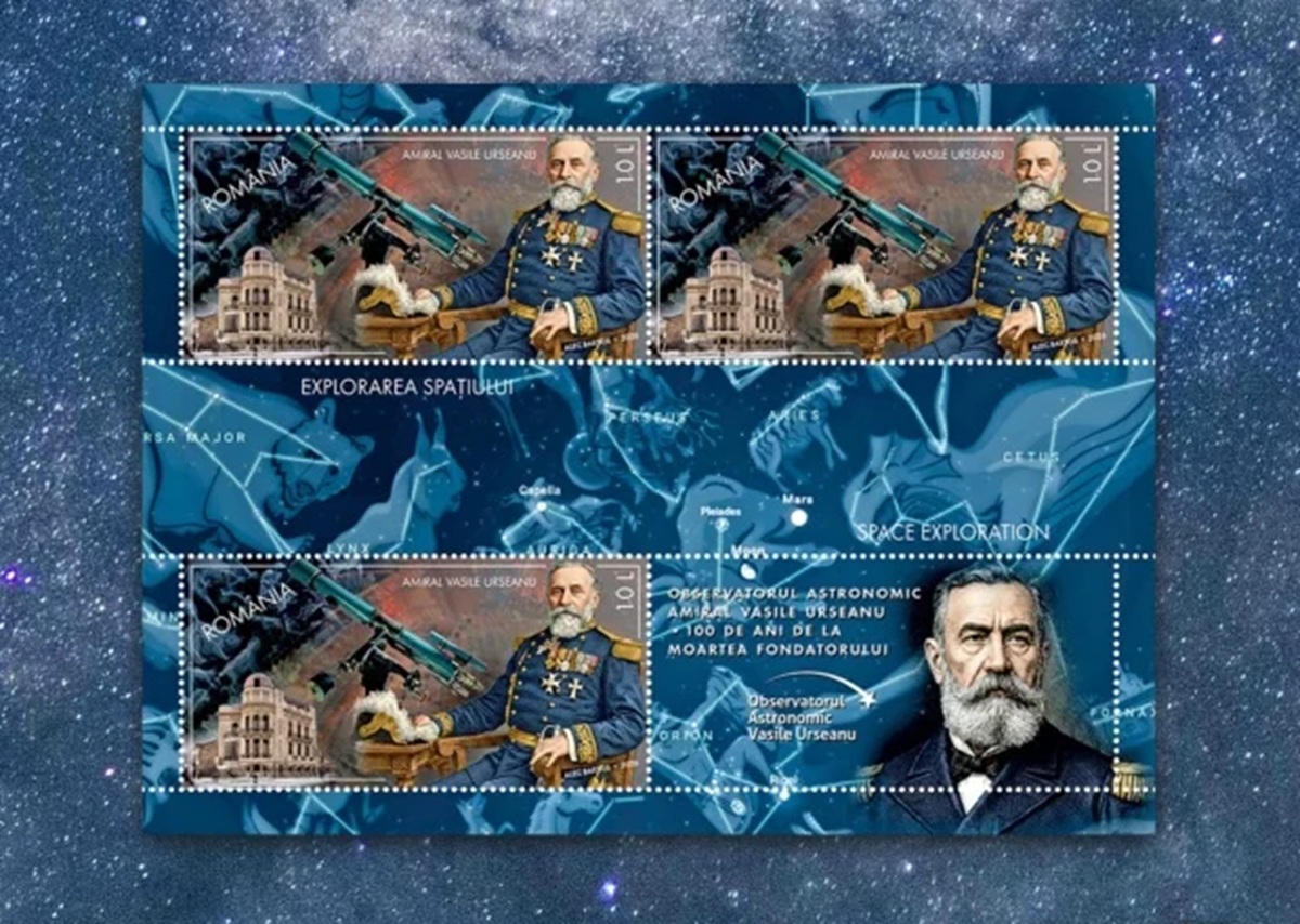 Observatorul Astronomic Amiral Vasile Urseanu – 100 de ani de la moartea fondatorului - Sursa: Romfilatelia