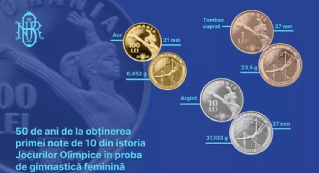 monede bnr nadia comaneci