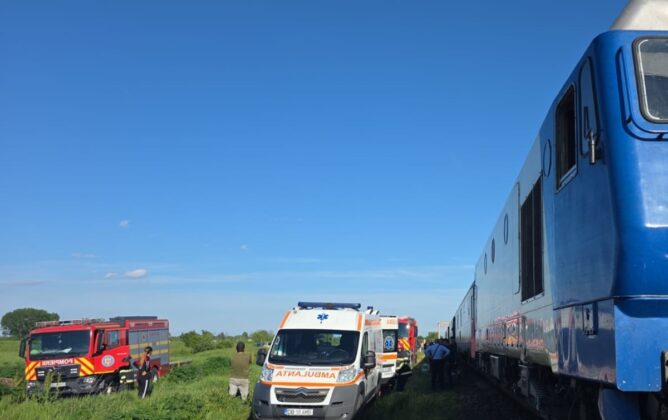 accident feroviar găești