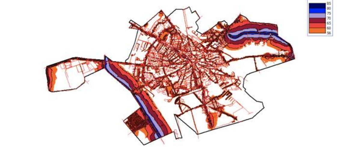 harta zgomot