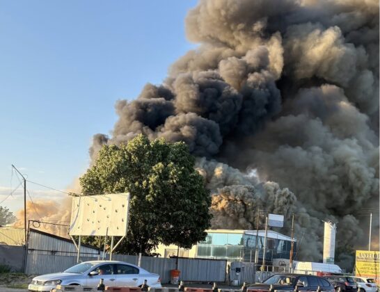 incendiu depozit
