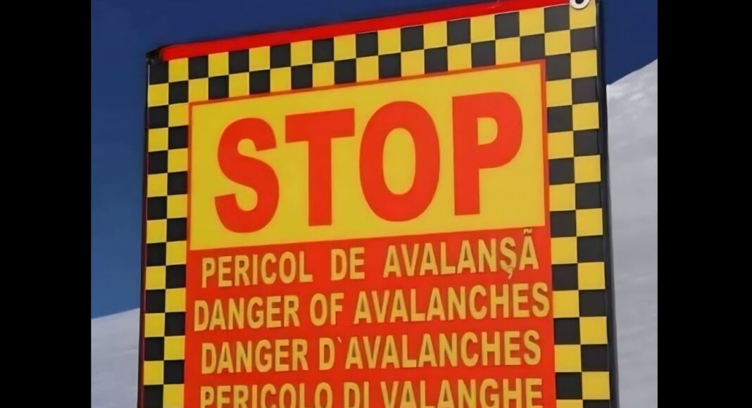 pericol avalansa