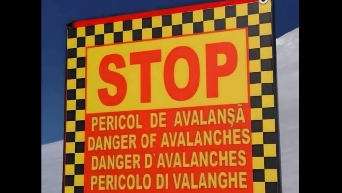 pericol avalansa