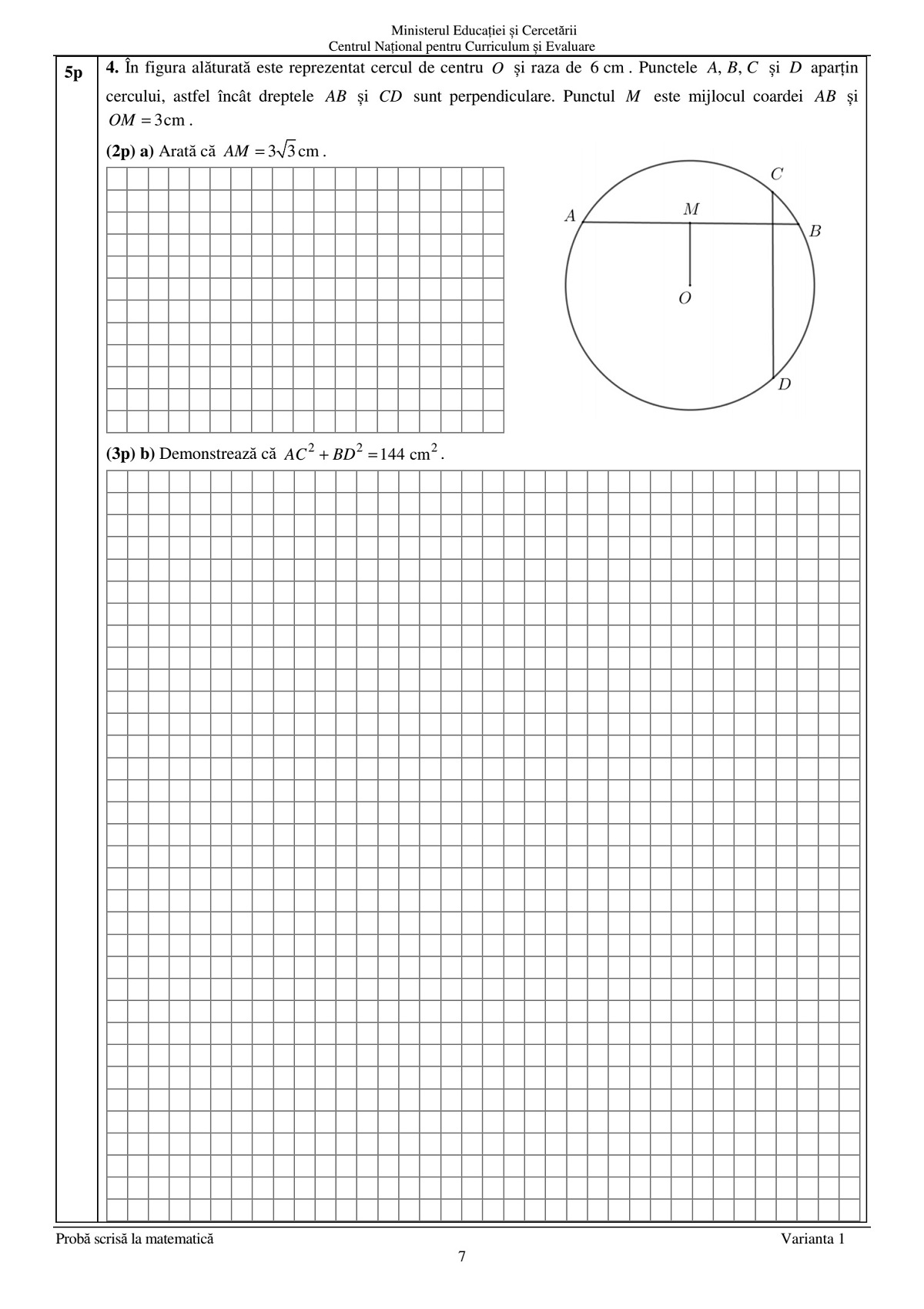 subiecte matematica