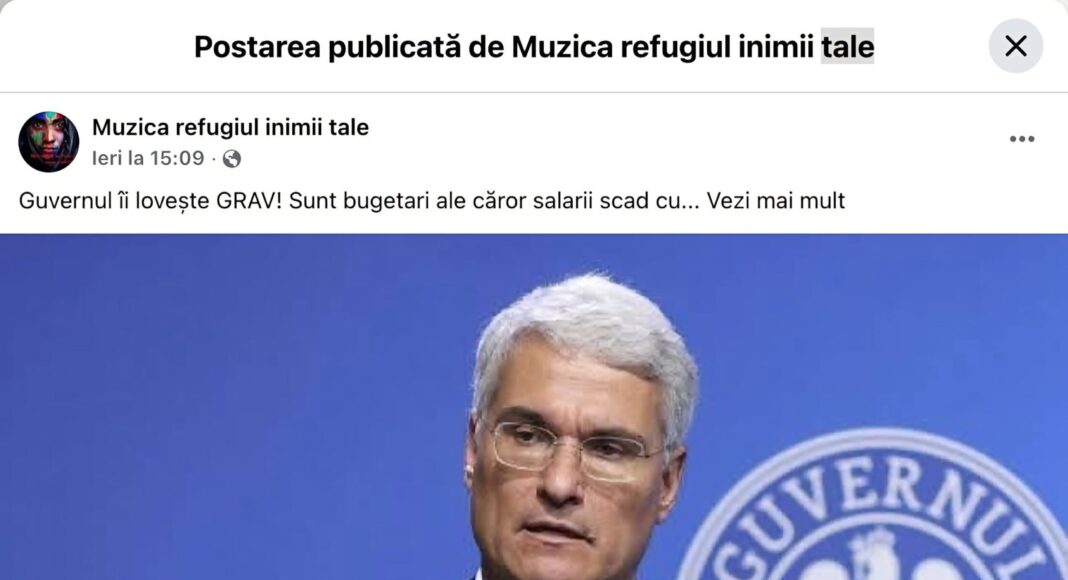 manipulare facebook ministru dragos pislaru
