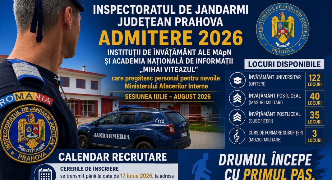 recrutare jandarmerie
