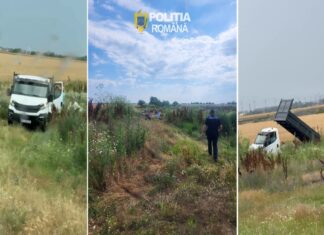 masina confiscata deseuri aruncat
