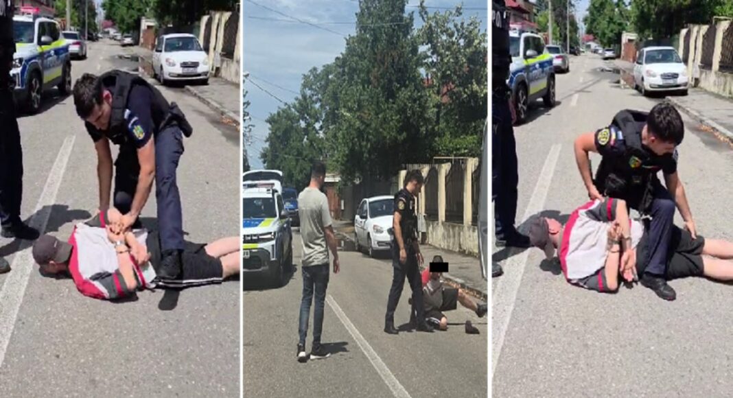barbat incatusat amenintare pistol ploiesti