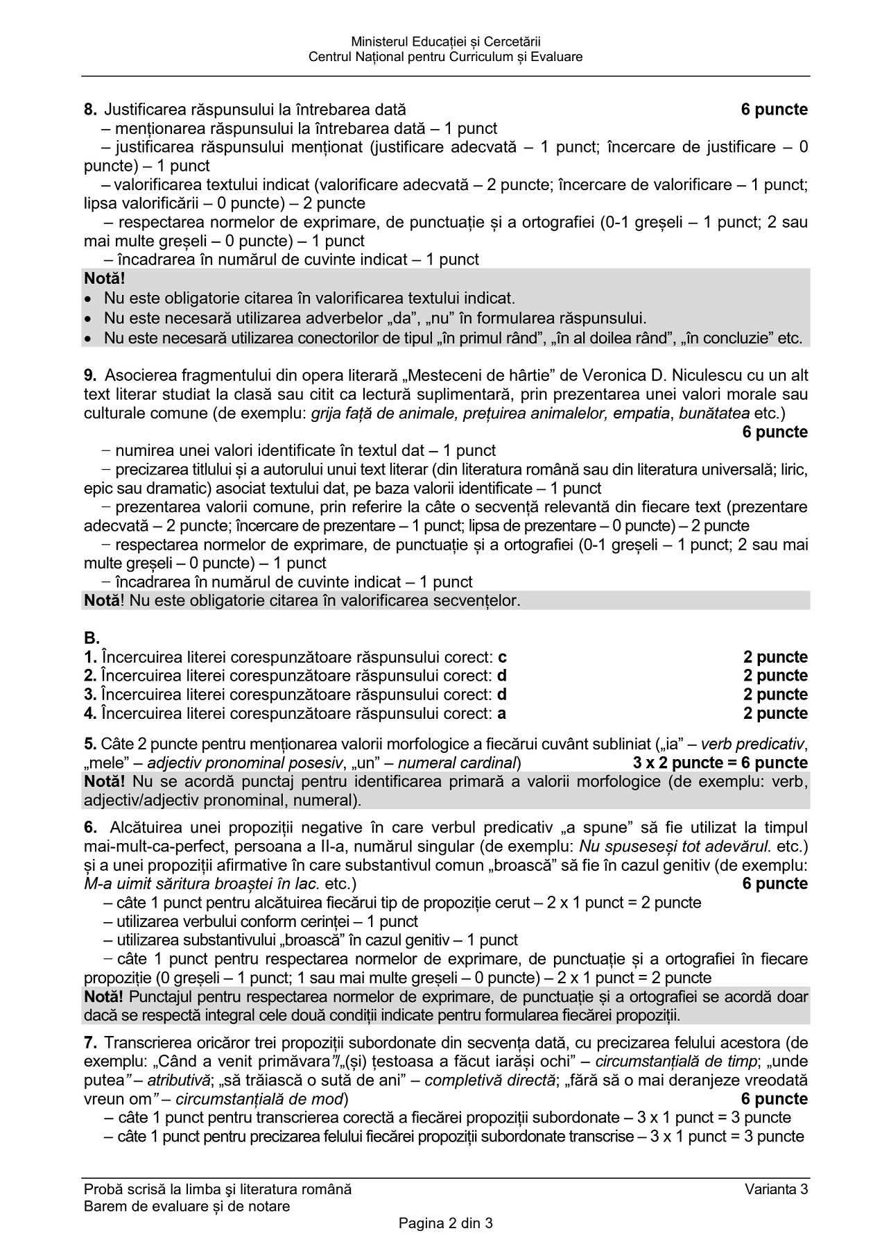 barem evaluare nationala2