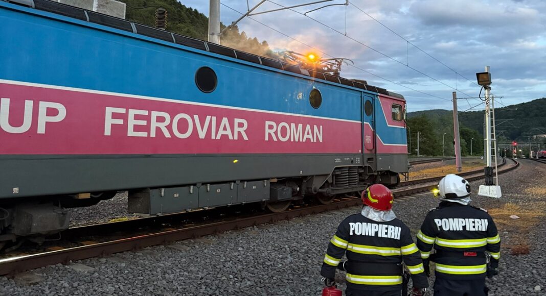 incendiu locomotiva