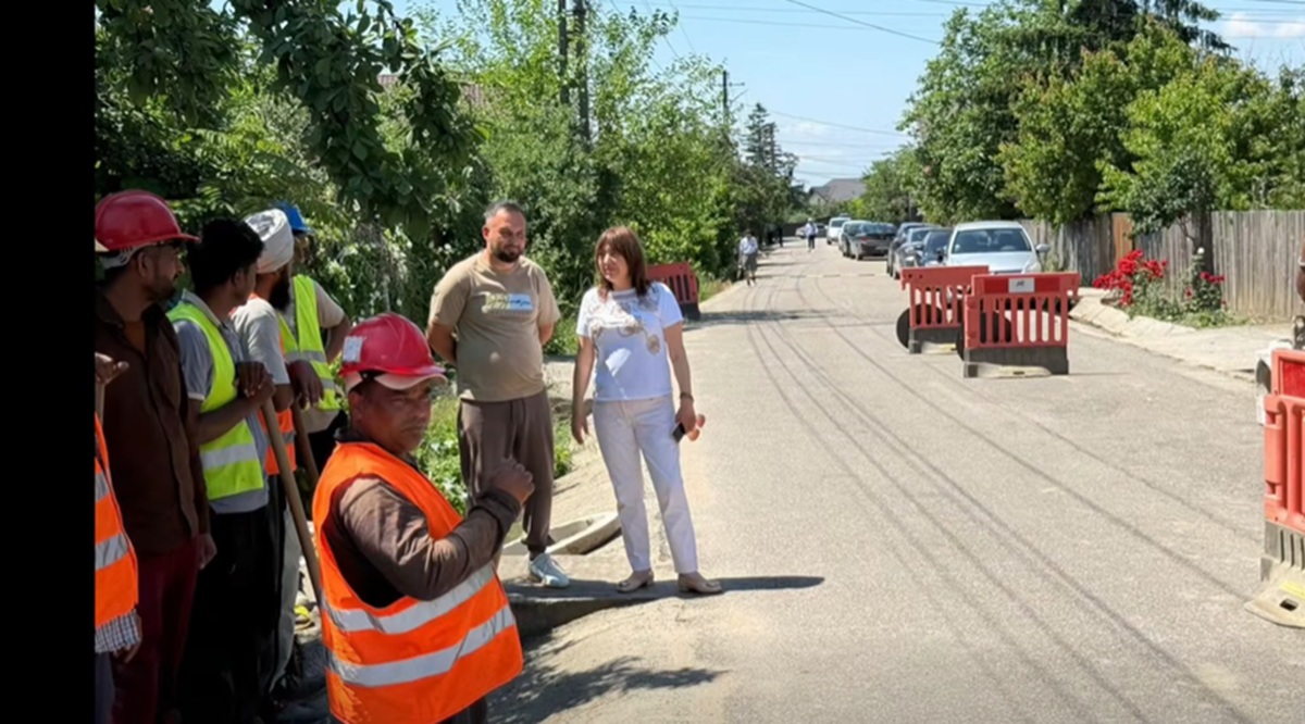 lucrari canalizarea Valea Călugărească