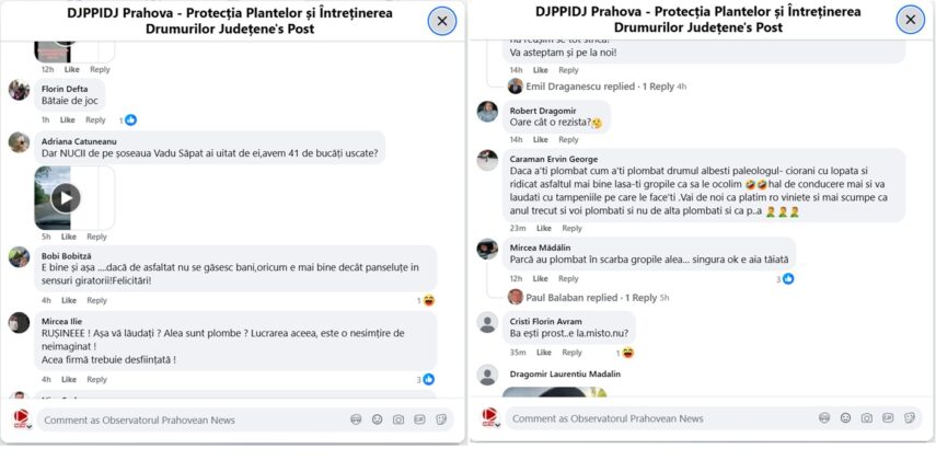 reparatii drumuri judetene prahova
