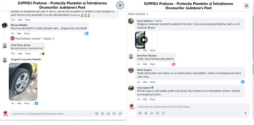 reparatii drumuri judetene prahova