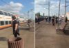 intarziere tren cfr buftea