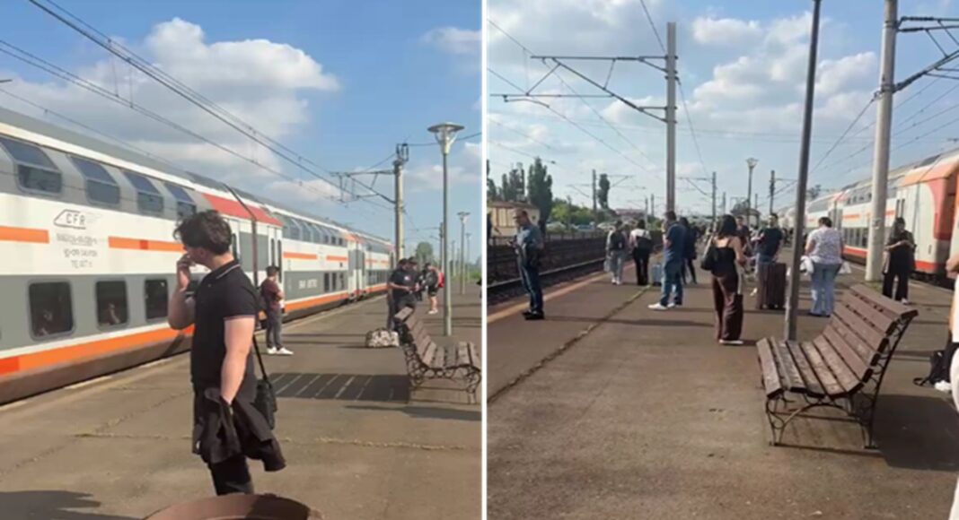 intarziere tren cfr buftea