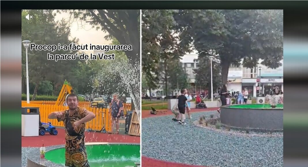 vandalizare parc modern vest