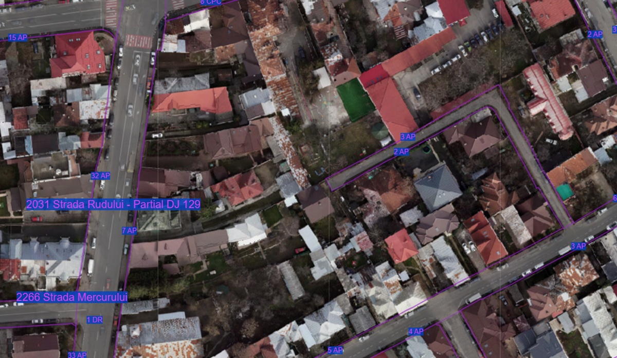 zone case strada Rudului
