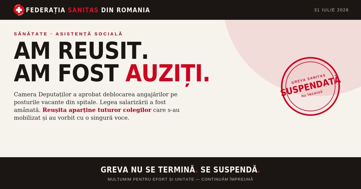 Greva din sănătate s-a suspendat, dar protestul continuă. Medicii din Prahova poartă în continuare banderole
