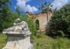 Locul din Prahova unde odihnesc elitele României. Cum arată cimitirul secret care ar putea deveni obiectiv turistic statuie mutilata calinesti