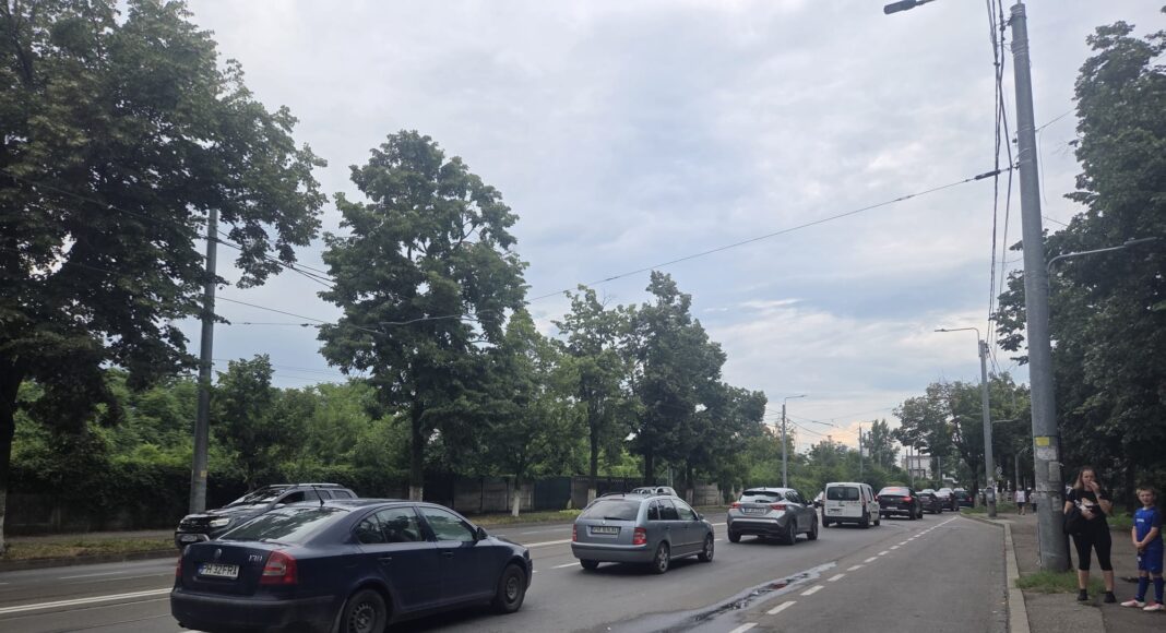 Circulație de coșmar pe Șoseaua Vestului. Cozi de sute de metri din cauza lucrărilor