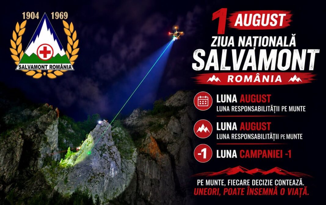 1 August, Ziua Națională Salvamont: campania „-1” și bilanțul intervențiilor montane