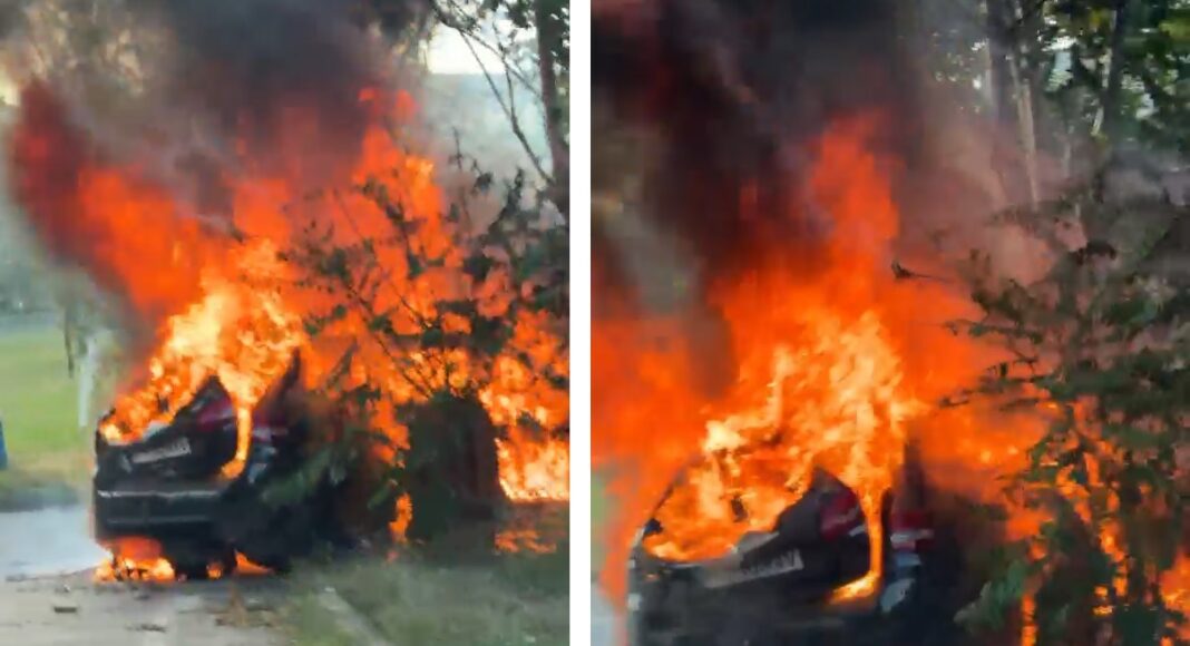 incendiu auto