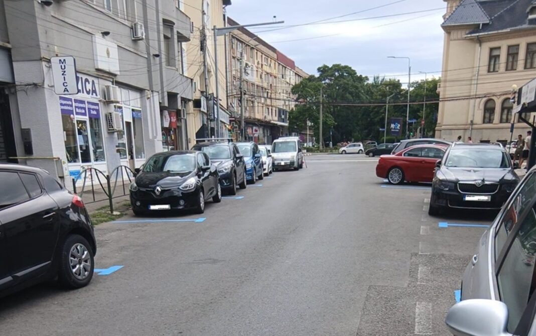 Noi locuri de parcare marcate lângă Judecătoria Ploiești. SGU explică ce parcări din Ploiești nu administrează