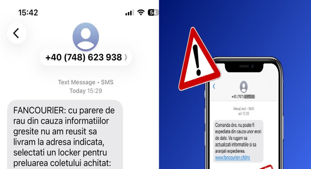 sms fals fan curier