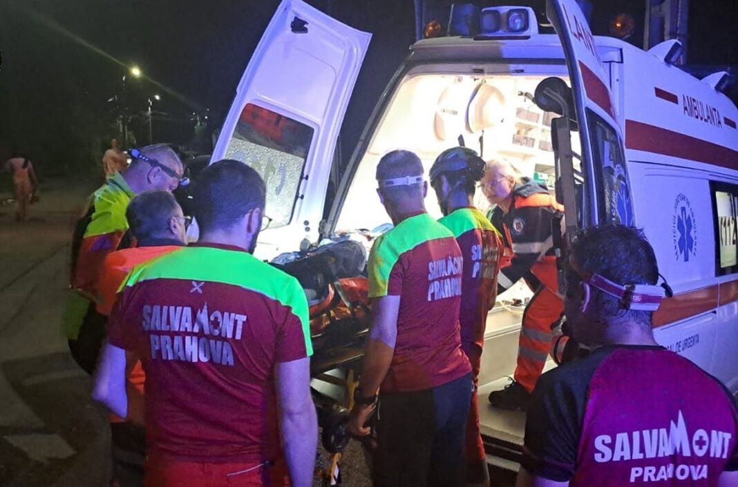 Alpinist rănit grav în Poiana Țapului, după ce a căzut din perete. Intervenție dificilă a Salvamont Prahova
